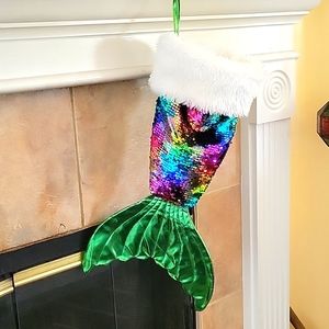 Mermaid Tail Holiday Stocking